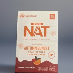 ???? Pruvit KETO OS NAT AUTUMN SUNSET CRAN – ORANGE CAFFEINE FREE 20 PK.
