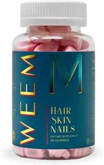WEEM Hair Skin and Nails Gummies – Supports Healthy Hair – Vegan biotin Vitamins