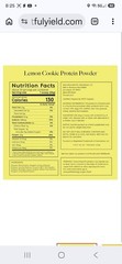 Truvani Vegan Pea Protein Powder | Lemon Cookie | 20g Organic Plant Based Protei