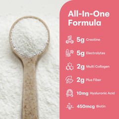 Micro Ingredients Creatine Hydration for Women (Strawberry Flavor)