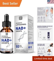 Natural Flavor Women’s 500mg Liposomal NAD – Vitality Boost Liquid Supplement