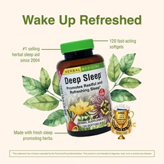 Herbs Etc. Deep Sleep Soft Gels – 120 Count (Pack of 1)