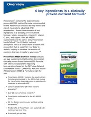 Preservision AREDS 2 210 Count Eye Vitamin Mini Soft Gels Antioxidant Supplement