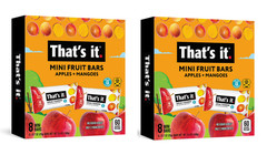 That’s it. Gluten-Free Soft & Chewy Apple + Mango Fruit Bars, 0.7 oz pack of 2
