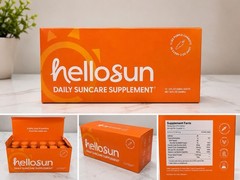 hello sun Daily Suncare Supplement Drink Shots 14×2 fl oz Vegan Gluten-Free