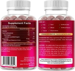Vitboost Magnesium Citrate Gummies 600mg – 120 Count