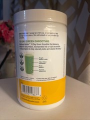 Wellness Garden 10 Day Green Smoothie – Pineapple Flavor – 20 Serving 10.6 oz