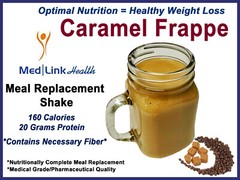 CARAMEL FRAPPE SHAKE MIX MEAL REPLACEMENT | 3 BOXES | SIMILAR TO Optifast® 800