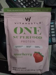 VitaHustle ONE Meal Replacement Shake – Strawberry 22.01 OZ 625G – 15 Servings