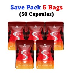 5 X MANA Prolean S So Plus Excess Dietary Supplement Burn Weight Control 50 Caps