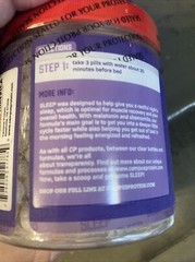 Campus Protein Night Time Sleep Aid Dietary Supplement 30