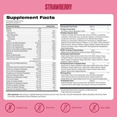 VitaHustle ONE Meal Replacement Shake – Strawberry 22.01 OZ 625G – 15 Servings