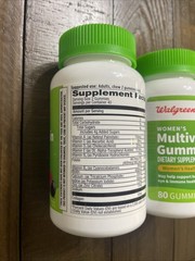 Walgreens Women’s Multivitamin Gummies 80 Ct Each Exp 05/2026 Lot of 2