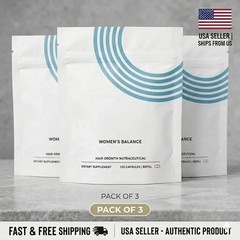 Pack Of 3 Women’s Balance Refill Pouch 360 Capsules Ages 45 and Up-Free Shipping