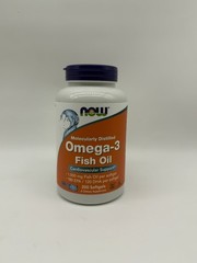 Now Omega-3 Fish Oil 1000mg, 180EPA /120DHA 200 Softgels