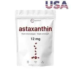 2 Pack | Astaxanthin 12mg, 120 Softgels, 4 Month Supply NEW++