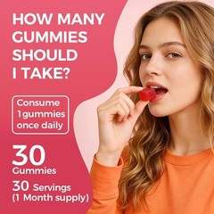 Spicy Cubes Hot Peach Gummies with Chili, Maca Root Vegan 30 Count US