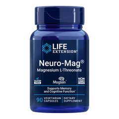 Life Extension Neuro-Mag Magnesium L-Threonate – 90 Vegetarian Capsules