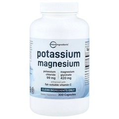 2 X Micro Ingredients, Potassium Magnesium, 300 Capsules