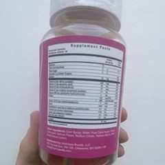 Rosabella Hair Skin & Nails Gummies 5000mcg Biotin Natural Flavor 60ct Unisex