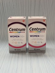 2× Centrum Silver Women 50+ MultiVitamin/Mineral Supplement, Exp: 05-2026.