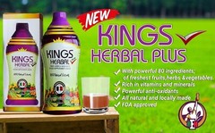 2 Bottles HERBAL PLUS Fruits Vegetables & Herb Food Supplement 1000 ml