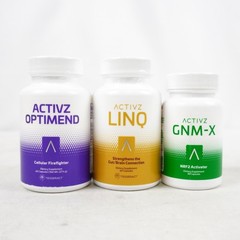 ACTIVZ GNM-X, ACTIVZ LINQ, ACTIVZ Optimend Assorted Dietary Supplements Set of 3