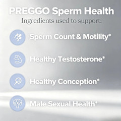3 Pack PREGGO O-Positive Sperm Health Boost Capsules – 180 Count For Men