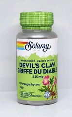 Solaray Devil’s Claw Whole Root 525mg 100 Veggie Capsules New Sealed Exp 05/2026