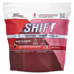 Real Ketones Shift, Caffeinated Mixed Berry 30 Packets, 0.26 oz (7.3 g) EXP 2027