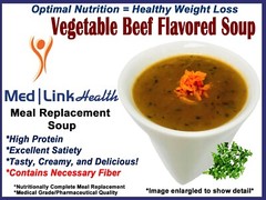 VEGETABLE BEEF FLAVORED SOUP | 1 Case of 84 Servings | SIMILAR TO Optifast® 800