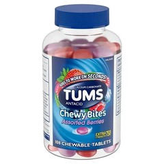 TUMS Chewy Bites, Assorted Berries, 108 ct. #1 Recommended adult antacid brand