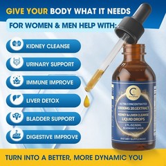Kidney Cleanse Detox & Repair Drop Vegan Kidney Support Alcohol-Free Non-GMO