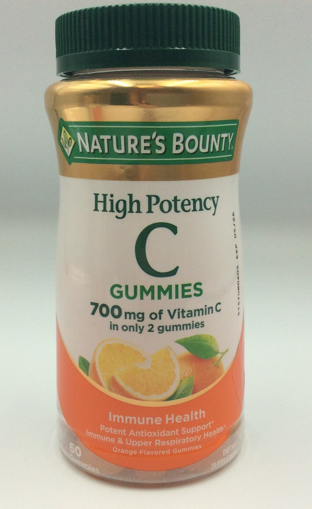 Nature’s Bounty High Potency Vitamin C Gummies 700mg Immune Support ????05/2026????