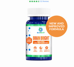 Bio Trust Brain Bright – Fast-Acting Daily Mental Booster