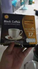 6 x Black Coffee NatureGift Instant Plus L-Carnitine Fiber Vitamin Minerals 10sa