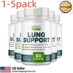 1-5 Bottel Healthy Flow Lung Support Formula – 60 Capsules/bottel