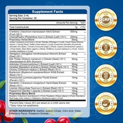 Kidney Cleanse Detox & Repair Drop Vegan Kidney Support Alcohol-Free Non-GMO