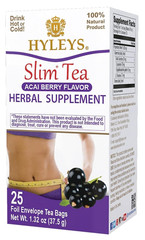 Slim Tea Acai Berry Flavor – Weight Loss Herbal Supplement Cleanse and Detox – 2