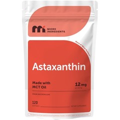 Easy-to-Swallow Astaxanthin Softgels, 12mg | 4 Supply