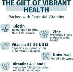WEEM Hair Skin and Nails Gummies – Supports Healthy Hair – Vegan biotin Vitamins