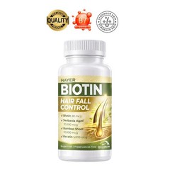 HA.YER Biotin 10000mcg 60 Tablets Hair Wellness Support