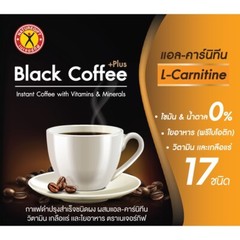6 x Black Coffee NatureGift Instant Plus L-Carnitine Fiber Vitamin Minerals 10sa