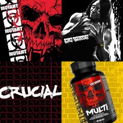 Mutant Multi Nutritional Supplement for Strength Athletes Easy to Swallow Tab…
