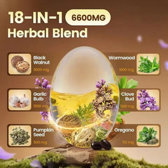 Wormwood, black walnut and cloves soft gel capsules – herbal immune support sup