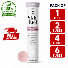 Wellbeing Nutrition Skin Fuel Liposomal Glutathione 90% 15 Veg Tabs each Pack