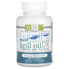 2 X Natural Dynamix (NDX), Krill Oil DX, 1000 mg, 60 Softgels-worldwide