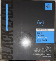 PRUVIT KETO Ketones Drink Blue Ocean BLACK LABEL Free Shipping