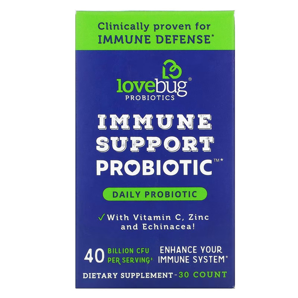 2 X LoveBug Probiotics, Immune Support Probiotic, Daily Probiotic, 40-worldwide